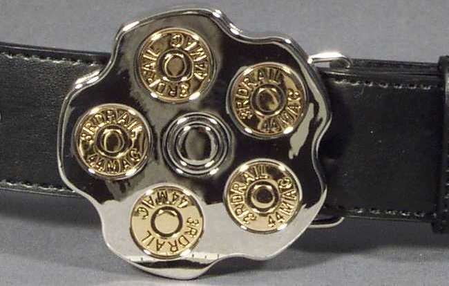 5 shooter revolver chamber spinner buckle