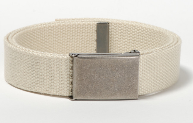 military web belt, light beige