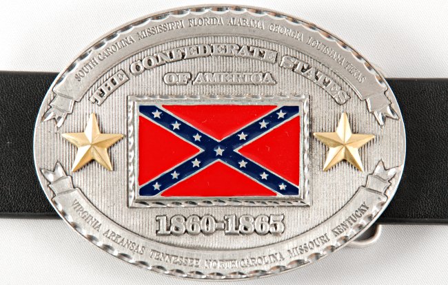 Strait City Image: Confederate States Buckle Eb1860