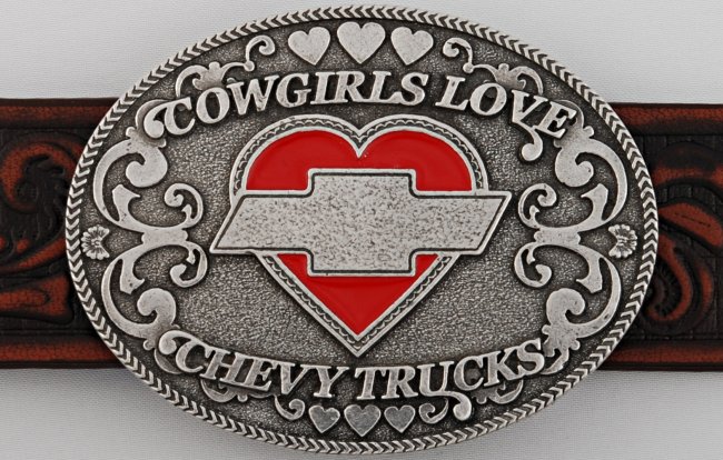 Chevy truck belt buckle best sale