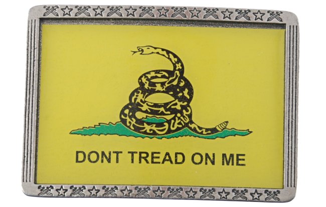 Gadsden's Dont Tread on Me belt buckle