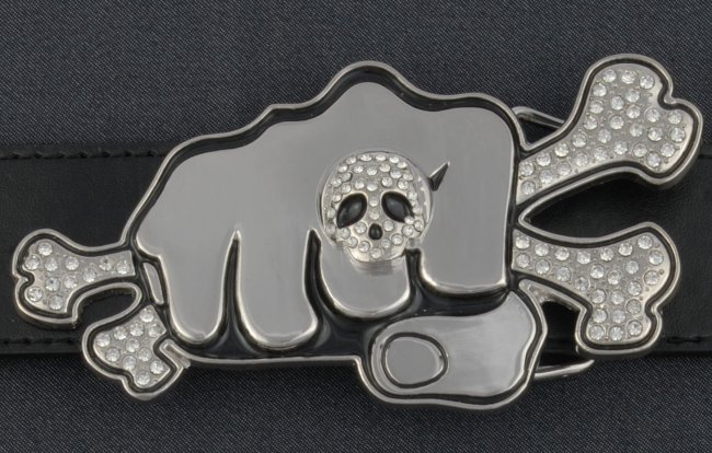 Fist shop belt buckle