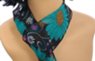 daisy print skinny belt scarf