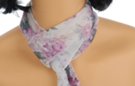 small belt scarf, peony, lavender