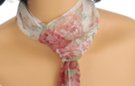 small belt scarf, peony, rose pink