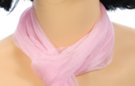 small belt scarf, medium pink