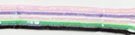 multi-color "corn-row" sequin sash