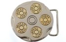 5 shooter revolver chamber belt buckle