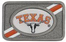 University of Texas Longhorns rectangular western belt buckle