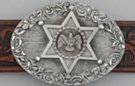 US Marshal badge star and eagle belt buckle
