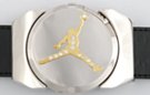 golden air jordan lighter belt buckle