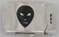 alien face military-style buckle