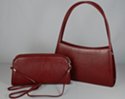 two-in-one: arch double shoulder purse with clutch/crossbody pouchette