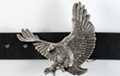 landing eagle belt buckle with detailed feathers