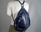 backpack purse with double compartments