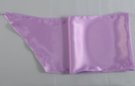 shimmering lavender satin belt scarf