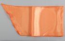 shimmering orange satin belt scarf