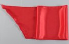 red satin belt scarf