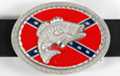 rebel fisherman's big mouth bass belt buckle