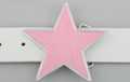 big pink star belt buckle