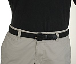 Stretch Woven Belt - Cerulean Mix