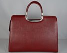 brief handbag purse with detachable shoulder sling