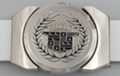 silver mudflap girl on Caddy crest lighter buckle