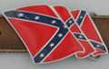flying confederate flag belt buckle