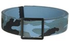 pale blue camouflage cotton 1-1/4" military-style web belt