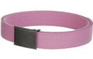 pink cotton 1-1/4" military-style web belt