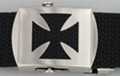 iron cross military-style buckle