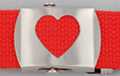 heart military-style buckle