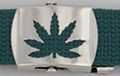 marijuana leaf military-style buckle