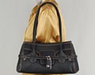 east-west bag with 9" drop double shoulder straps wrap-around cordon cylinder lock