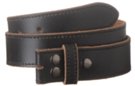 medium wide solid cowhide distressed black leather belt strap