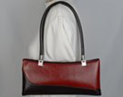 two-tone barracuda line east-west shoulder bag