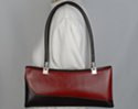 two-tone barracuda line east-west shoulder bag