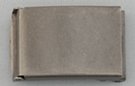 antique silver flip-top military buckle