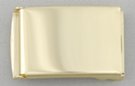 brass plate flip-top military buckle