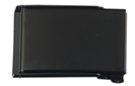 flat black flip-top military buckle