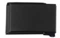 flat black flip-top military buckle