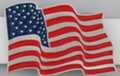 Old Glory USA flag belt buckle