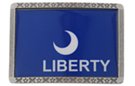 Moultrie's militia Liberty flag belt buckle