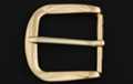 curved square gold polish belt buckle