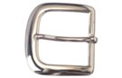 curved rectangular nickel polish belt buckle