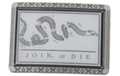 Franklins Join or Die belt buckle