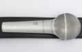 light gray 3-d microphone belt buckle