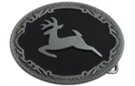 leaping deer belt buckle