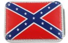 leather rebel flag belt buckle