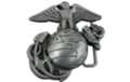 marine corps insignia pewter belt buckle